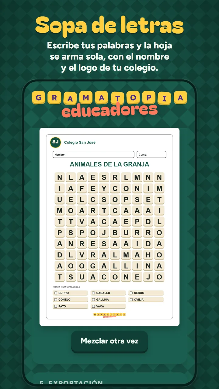 Captura 3 de Gramatopia para educadores