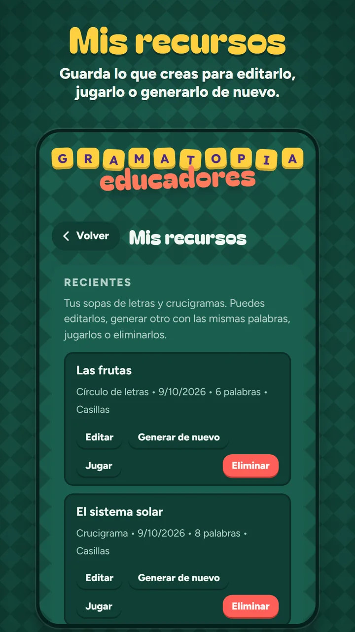 Captura 9 de Gramatopia para educadores
